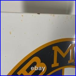 BMW Enamel Sign 68x48x1cm (26.8x18.9x0.4) Nice Service Garage Vintage Decor