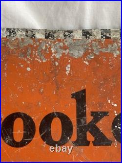 BROOKE BOND TEA Enamel Advertising Sign Vintage Collectable Cafe Shop Decor
