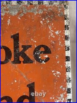 BROOKE BOND TEA Enamel Advertising Sign Vintage Collectable Cafe Shop Decor