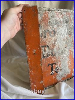 BROOKE BOND TEA Enamel Advertising Sign Vintage Collectable Cafe Shop Decor