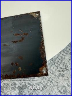 BSA vintage motorcycles enamel sign -man cave-garage -workshop rare rusty 12x8