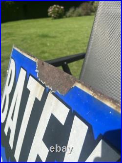 Batey's Ginger Beer Chromo Wolverhampton Original Enamel Sign VERY RARE