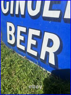 Batey's Ginger Beer Chromo Wolverhampton Original Enamel Sign VERY RARE