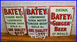 Batey's enamel sign advertising mancave garage metal vintage kitchen antique