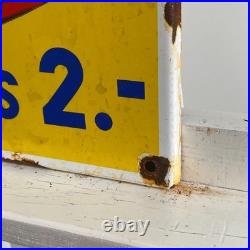 Bensdorp Enamel Sign 50x37x1cm (19.7x14.6x0.4) Nice Vintage Porcelain Decor