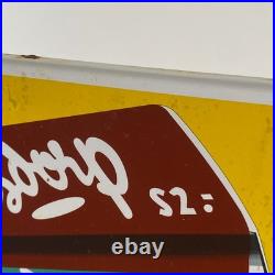 Bensdorp Enamel Sign 50x37x1cm (19.7x14.6x0.4) Nice Vintage Porcelain Decor