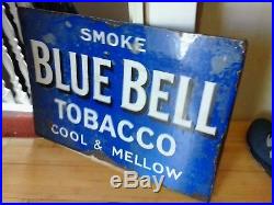 Blue Bell tobacco Old vintage enamel sign