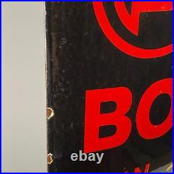 Bosch Enamel Sign 50x50cm (19.7x19.7) Rare Vintage Industrial Retro Signage