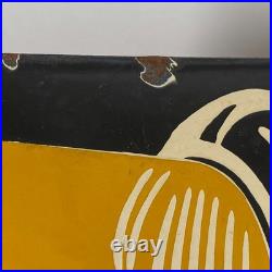 Bosch Enamel Sign 50x50cm (19.7x19.7) Rare Vintage Industrial Retro Signage