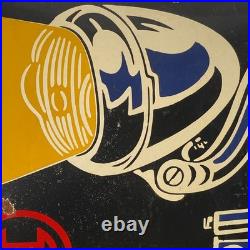 Bosch Enamel Sign 50x50cm (19.7x19.7) Rare Vintage Industrial Retro Signage