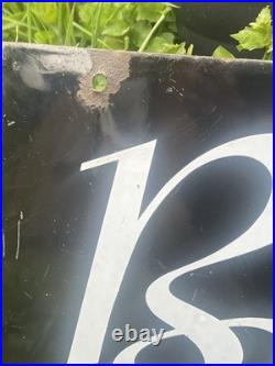 Braby Vintage Enamel Advertising Sign Early To Mid 20th Century