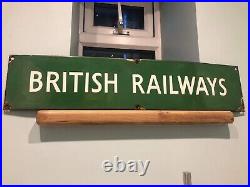 British Railways Original Enamel Sign