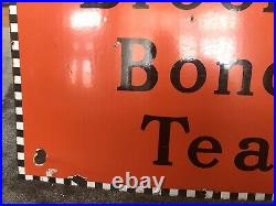 Brooke Bond Tea Enamel Advertising Sign Antique Original Vintage 76cm X 51cm