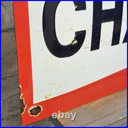 CHAMPION Enamel Sign 23.6x11.8 (60x30cm) Vintage Old Retro Collector Metal Sign CHAMPION Enamel Sign 23.6x11.8 (60x30cm) Vintage Old Retro Collector Metal Sign