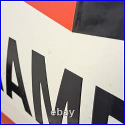 CHAMPION Enamel Sign 23.6x11.8 (60x30cm) Vintage Old Retro Collector Metal Sign CHAMPION Enamel Sign 23.6x11.8 (60x30cm) Vintage Old Retro Collector Metal Sign