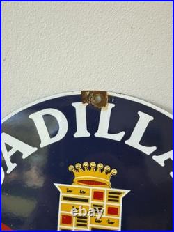 Cadillac Enamel Sign Vintage Garage-Man Cave 12Classic car -American diner