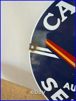 Cadillac Enamel Sign Vintage Garage-Man Cave 12Classic car -American diner