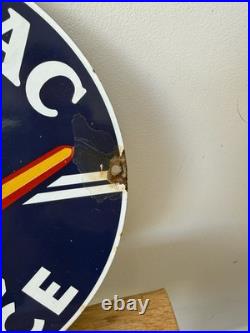 Cadillac Enamel Sign Vintage Garage-Man Cave 12Classic car -American diner