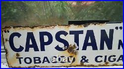 Capstan Navy Cut Vintage Enamel Sign