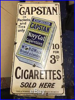 Capstan Vintage Enamel cigarettes Sign
