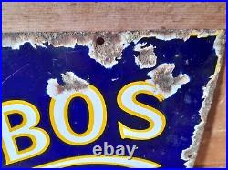 Cerebos table salt enamel sign. Vintage enamel sign