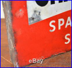 Champion Spark Plug enamel sign decor advertising mancave garage metal vintage r