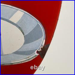 Coca-Cola Enamel Sign Ø 50cm (19.7) Big Nice Vintage Advertising Decoration