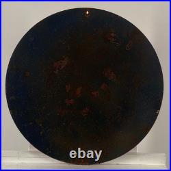 Coca-Cola Enamel Sign Ø 50cm (19.7) Big Nice Vintage Advertising Decoration