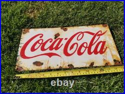 Coca Cola Vintage Pepsi Rolla Coke Enamel Sign Man Cave Garage Kitchen Retro Coca Cola Vintage Pepsi Rolla Coke Enamel Sign Man Cave Garage Kitchen Retro