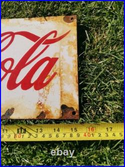 Coca Cola Vintage Pepsi Rolla Coke Enamel Sign Man Cave Garage Kitchen Retro Coca Cola Vintage Pepsi Rolla Coke Enamel Sign Man Cave Garage Kitchen Retro