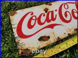 Coca Cola Vintage Pepsi Rolla Coke Enamel Sign Man Cave Garage Kitchen Retro Coca Cola Vintage Pepsi Rolla Coke Enamel Sign Man Cave Garage Kitchen Retro