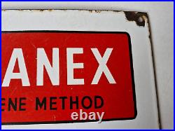 Collectible Vintage Enamel Delsanex Milk Dairy Hygiene Advertising Sign Farmers