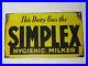 Collectible_Vintage_Enamel_Yellow_Simplex_Hygienic_Milker_Dairy_Sign_01_eovf