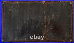 Collectible Vintage Enamel Yellow Simplex Hygienic Milker Dairy Sign