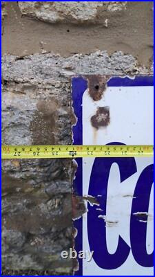 Colmans Starch Original Vintage Enamel Advertising Sign