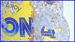 Corona Pop Double sided soft drink Vintage Advertising Metal Enamel Sign rare