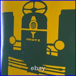 DEUTZ Enamel Sign 22.8x15 (58x38cm) Big Vintage Tractor Farming Service Signage DEUTZ Enamel Sign 22.8x15 (58x38cm) Big Vintage Tractor Farming Service Signage