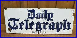 Daily Telegraph Original Enamel Sign