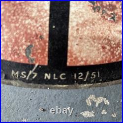 Dunlop stock double sided vintage Hanging enamel sign Rare 1951