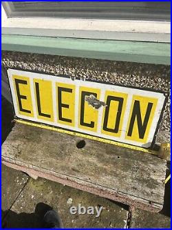 ELECON Original Enamel Sign