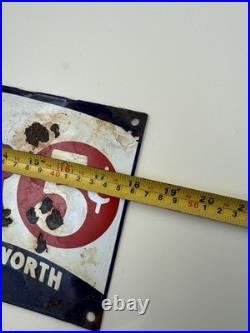 ENAMEL -PEPSI-COLA Porcelain-vintage style Sign RETRO Ande Rooney Patina 18