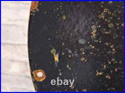 ESSO Enamel Sign ø 16.1 (41cm) Nice Retro Porcelain Vintage Showroom Wall Decor
