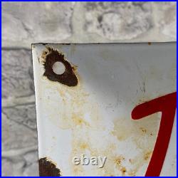 ESSO Enamel Sign 19.7x15.7 (50x40cm) Nice Retro Old Gas Station Vintage Signage ESSO Enamel Sign 19.7x15.7 (50x40cm) Nice Retro Old Gas Station Vintage Signage