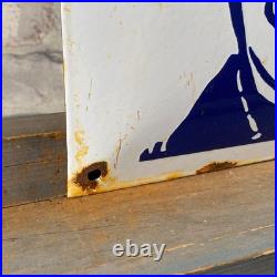 ESSO Enamel Sign 19.7x15.7 (50x40cm) Nice Retro Old Gas Station Vintage Signage ESSO Enamel Sign 19.7x15.7 (50x40cm) Nice Retro Old Gas Station Vintage Signage