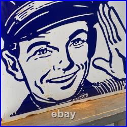 ESSO Enamel Sign 19.7x15.7 (50x40cm) Nice Retro Old Gas Station Vintage Signage ESSO Enamel Sign 19.7x15.7 (50x40cm) Nice Retro Old Gas Station Vintage Signage