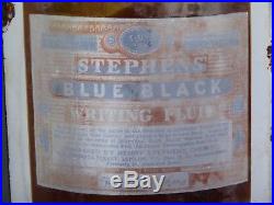 Early Antique Vintage Stephens Inks Pictorial Enamel Advertising Sign c1900
