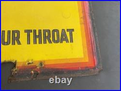 Enamel Craven A Tobacco 1920s 1930s Vintage Antique Old Patina Advertising Sign