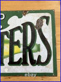 Enamel Sign Advertising Penny Monsters. Vintage Sign