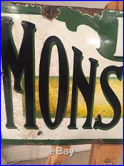 Enamel Sign Advertising Rare Collectable Antique Old Vintage Sign Rare 1920s