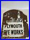Enamel_Sign_GOODS_RECEIVED_MORTIMER_S_PLYMORTH_DYE_WORKS_Dye_Works_Double_Sided_01_enmt
